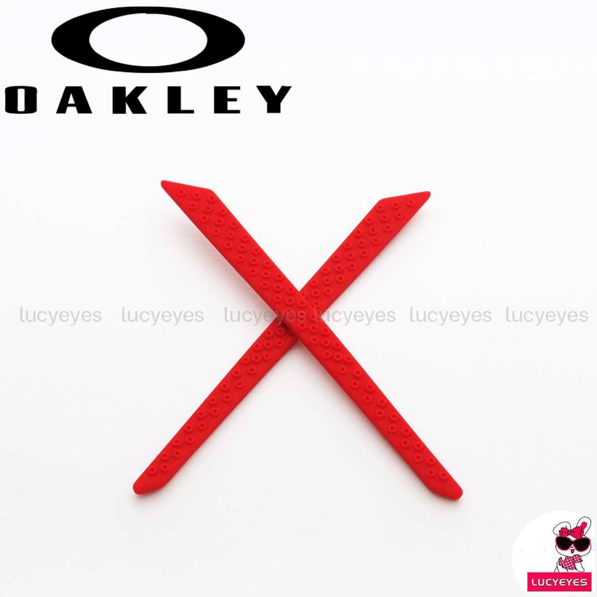 ยางขาแว่น OAKLEY OX8055, EXCHANGE สีแดง
