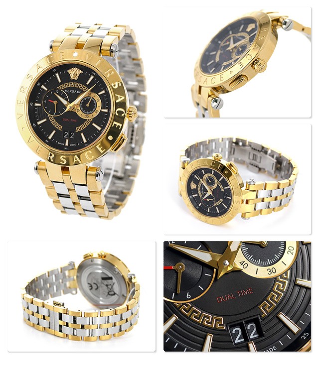 Versace VEBV00519 นาฬิกาผู้ชาย V-Race chronograph Quartz Swiss Made Men's Watch