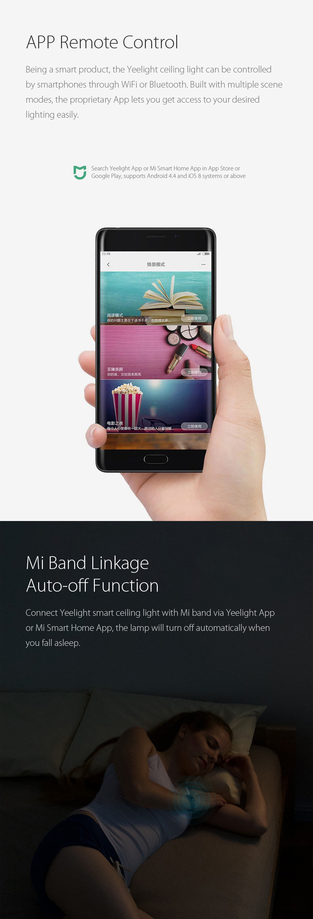 Xiaomi Yeelight Smart LED Ceiling Lamp - โคมไฟเพดานแอลอีดีอัจฉริยะ