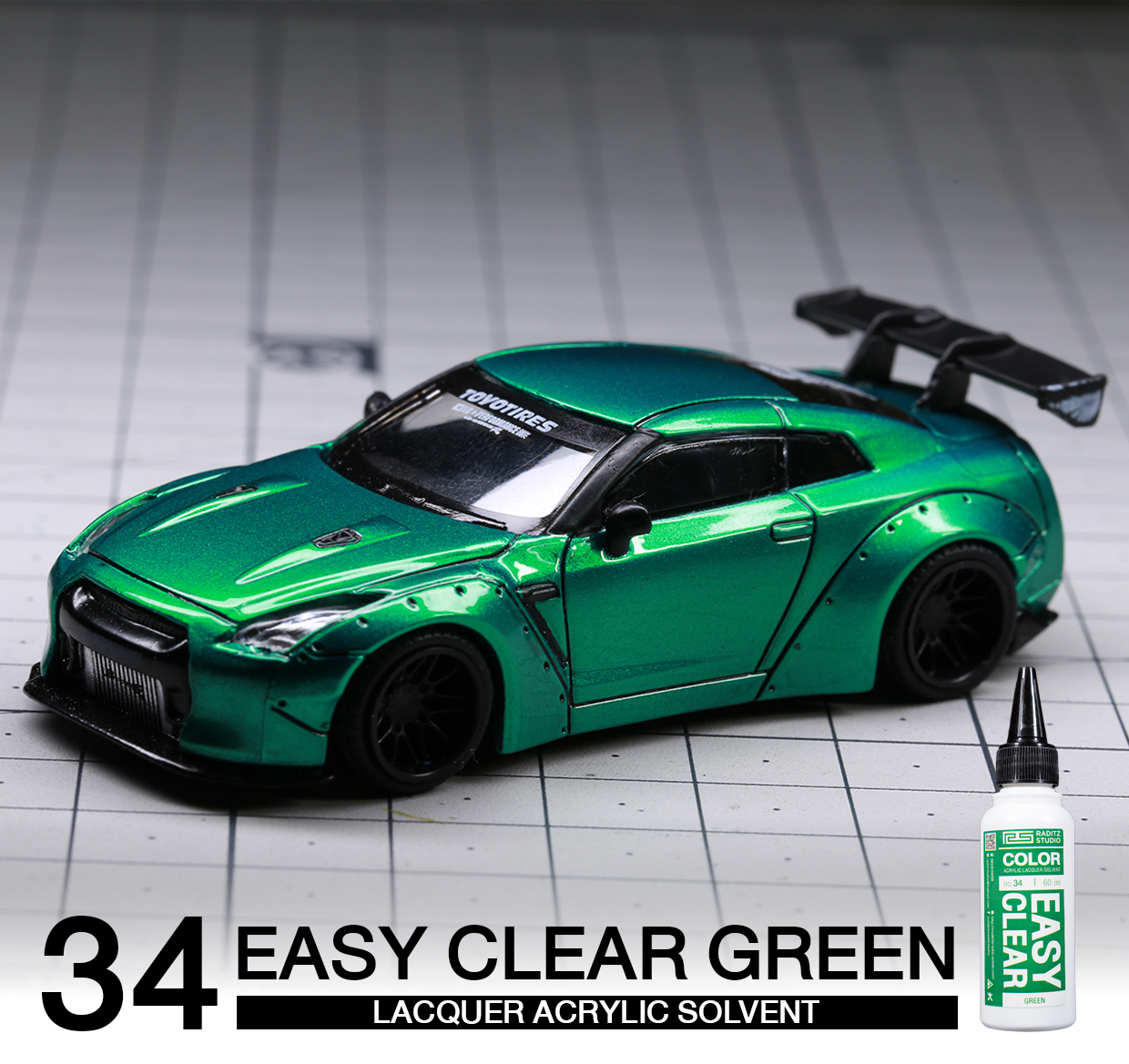 NO.34S Easy Clear Green [ใส] 60ml