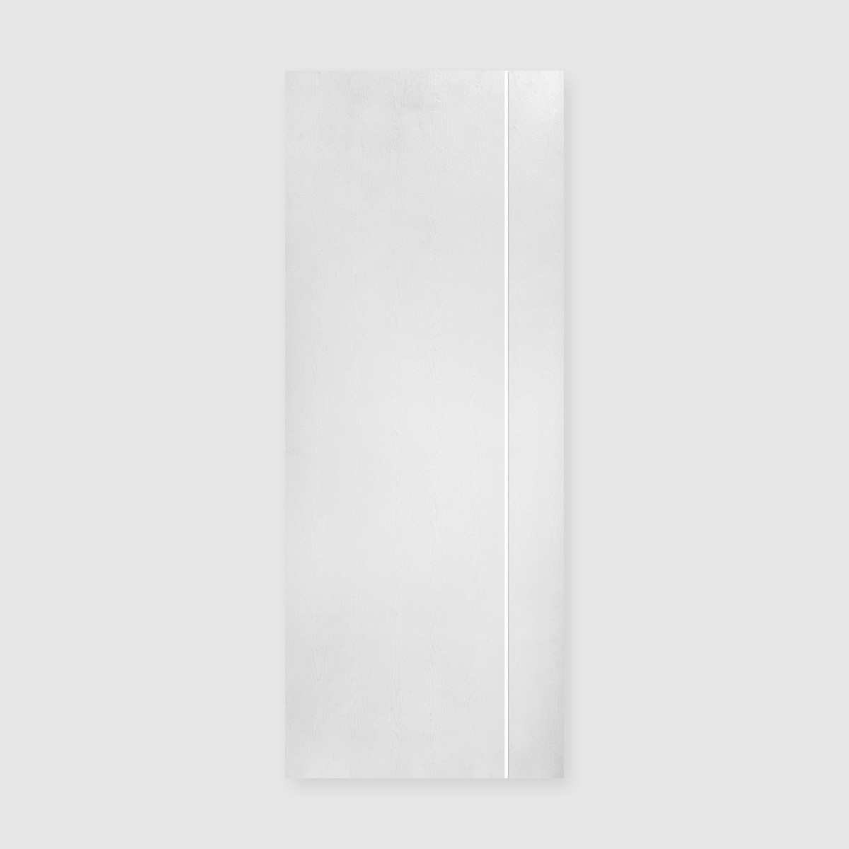 ประตู UPVC ภายนอก PRM-001 70X200 สีสโนว์(ขาว)/เจาะ POLOYWOOD