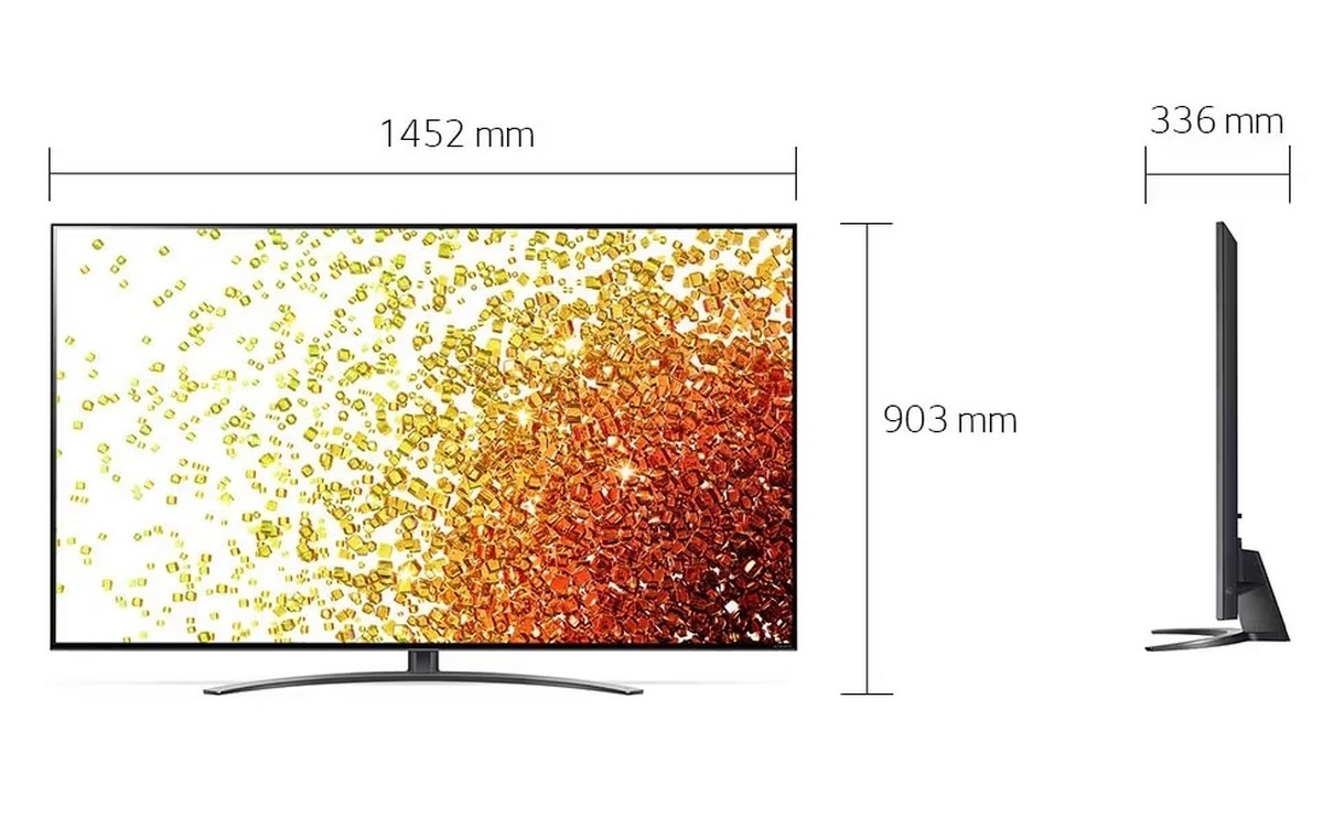 [ผ่อน0%10ด] LG NanoCell 65" (4K, Smart, Magic Remote) 65NANO91TPA ThinQ AI | Google Assistant (ชลบุรีส่งฟรี)