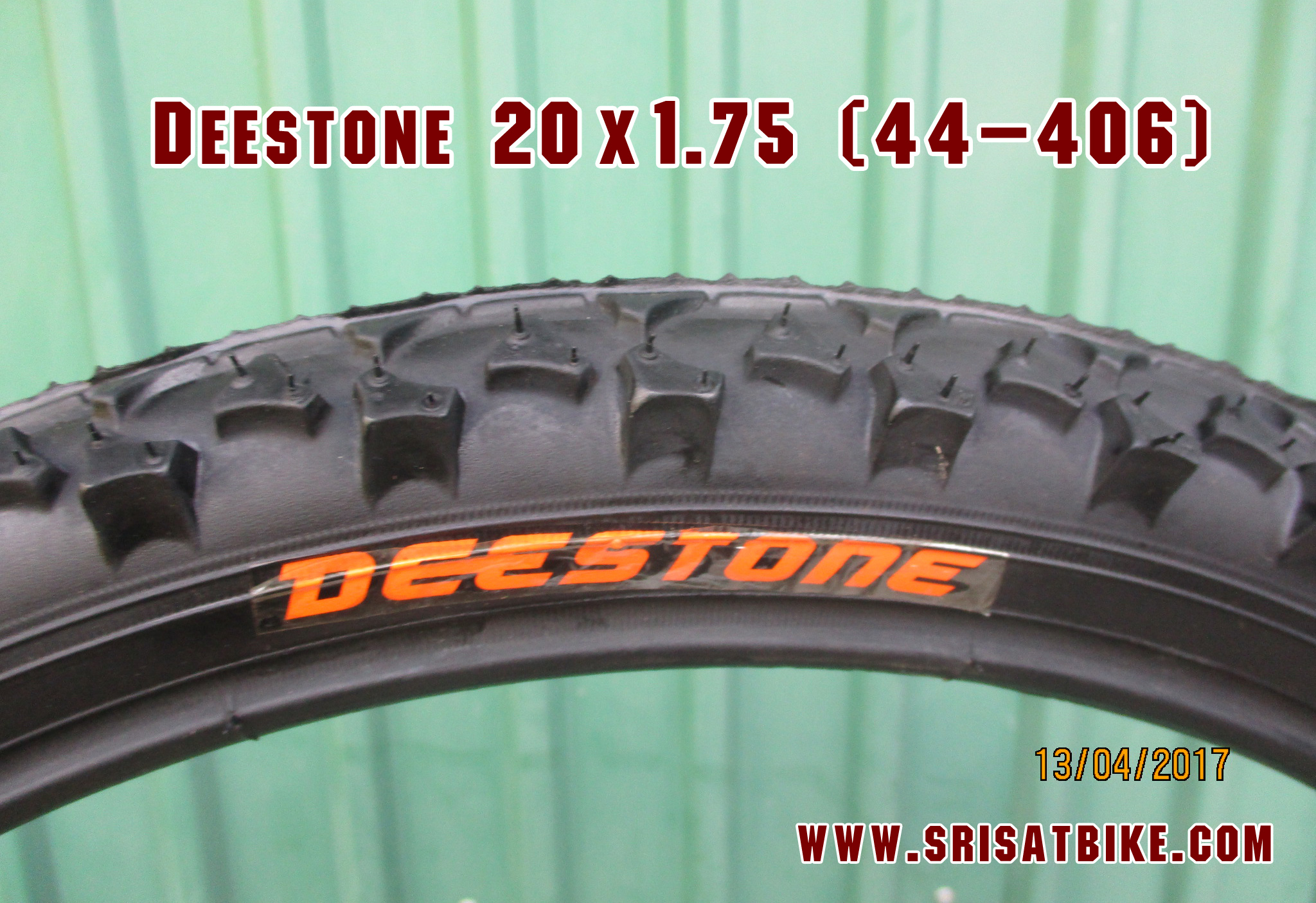 ยางจักรยาน 20 x 1.75 (44-406) Deestone ดอกยางวิบาก