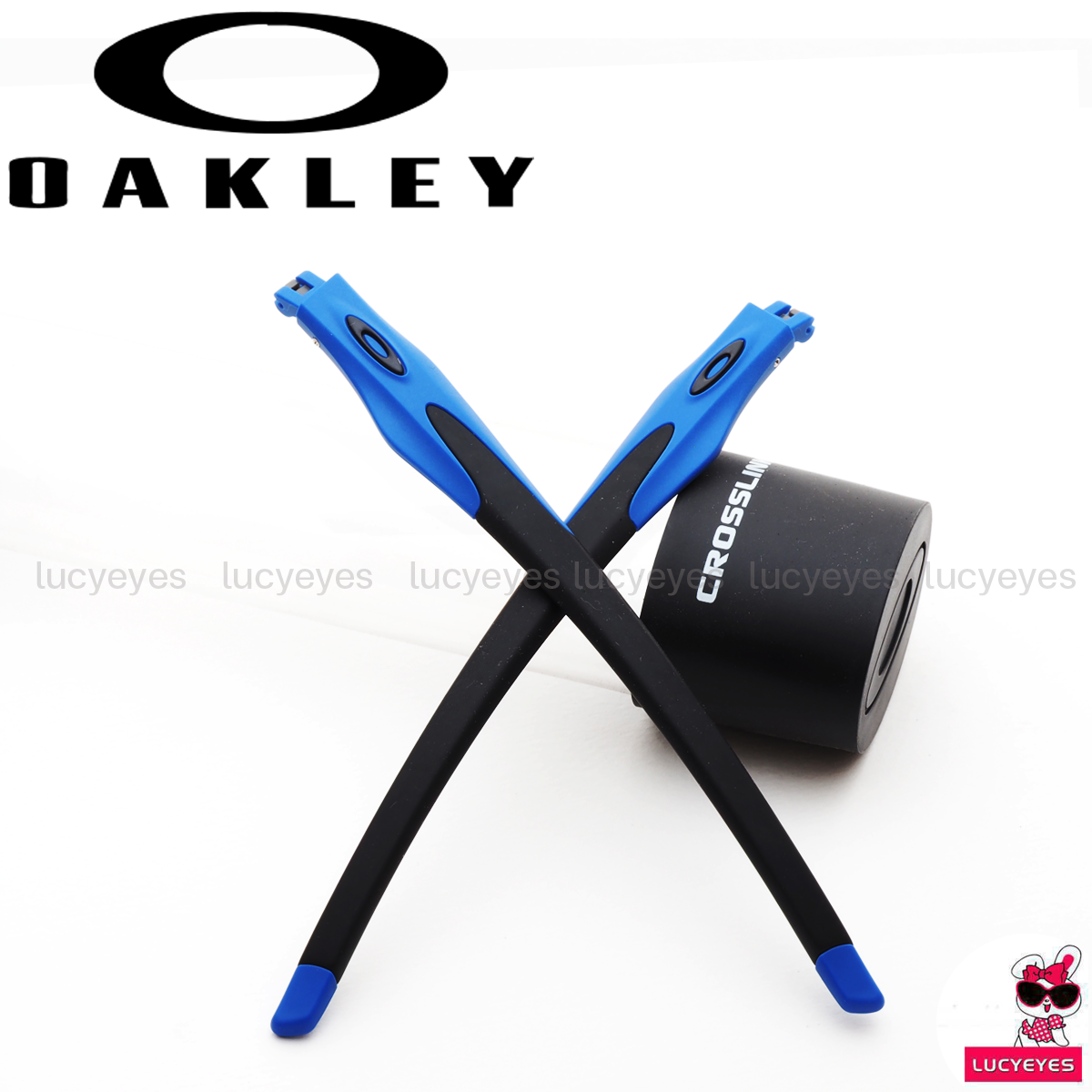 ขาแว่น OAKLEY OX8029 CROSSLINK ขาสีน้ำเงิน ยางขาสีดำ