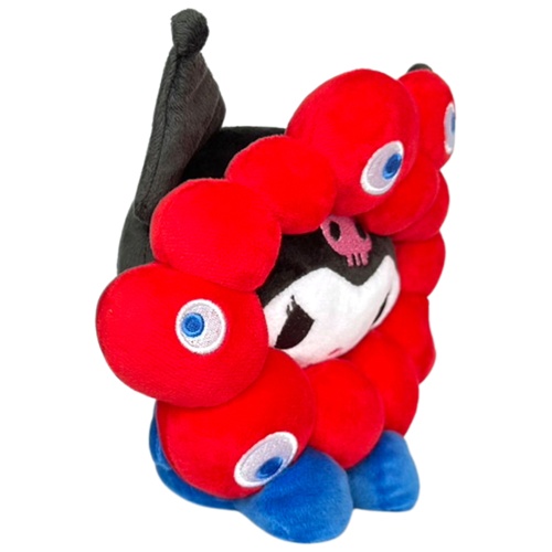 [PRE-ORDER] ตุ๊กตา คุโรมิ Kuromi x MYAKU-MYAKU Official Mascot งาน Osaka Expo 2025 นำเข้าจากญี่ปุ่น サンリオキャラクターズ ミャクミャクなりきりぬいぐるみM クロミ