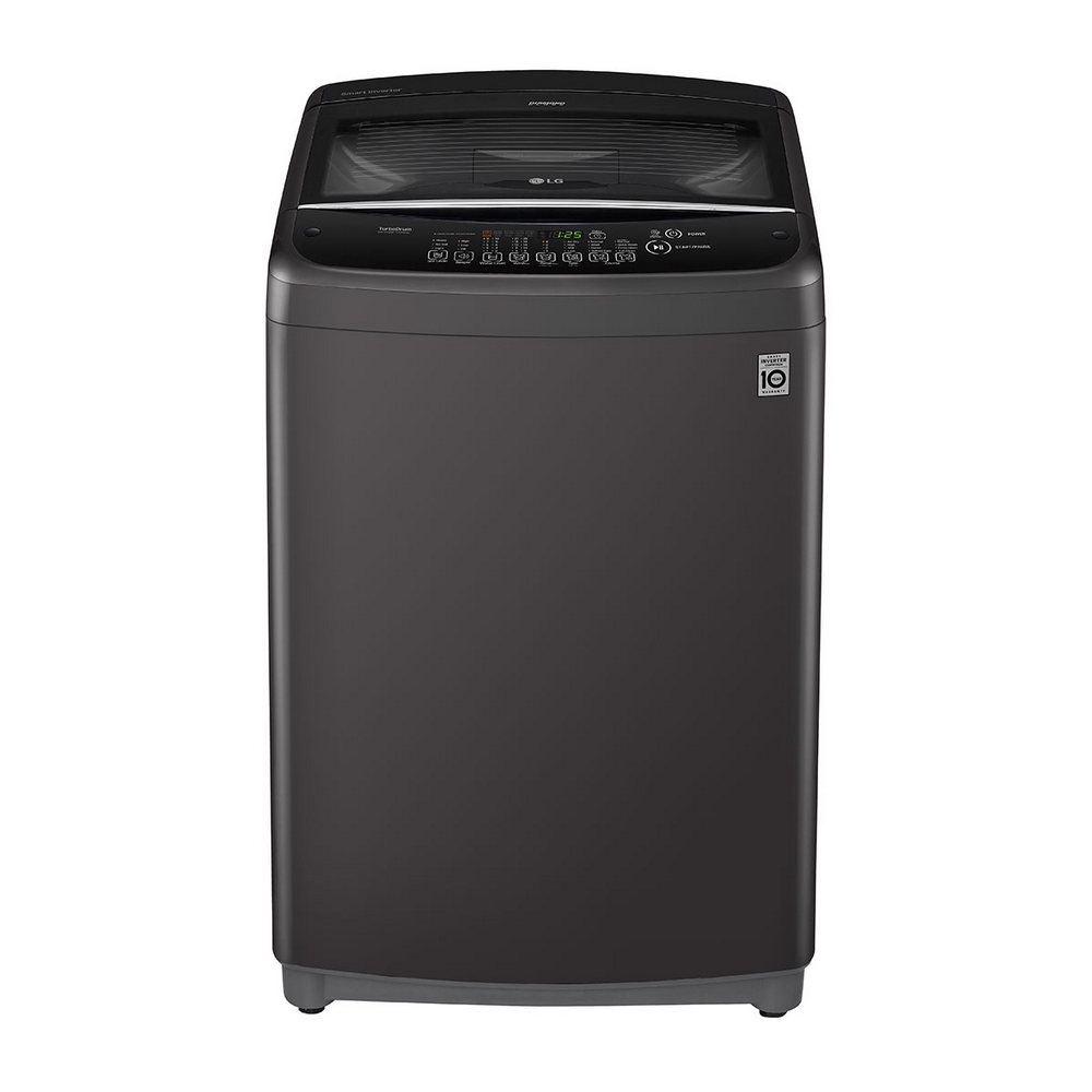 [ผ่อน0%10ด] LG เครื่องซักผ้าฝาบน T2517VSAB 17 กก. สีเทาดำ Smart Inverter T2517