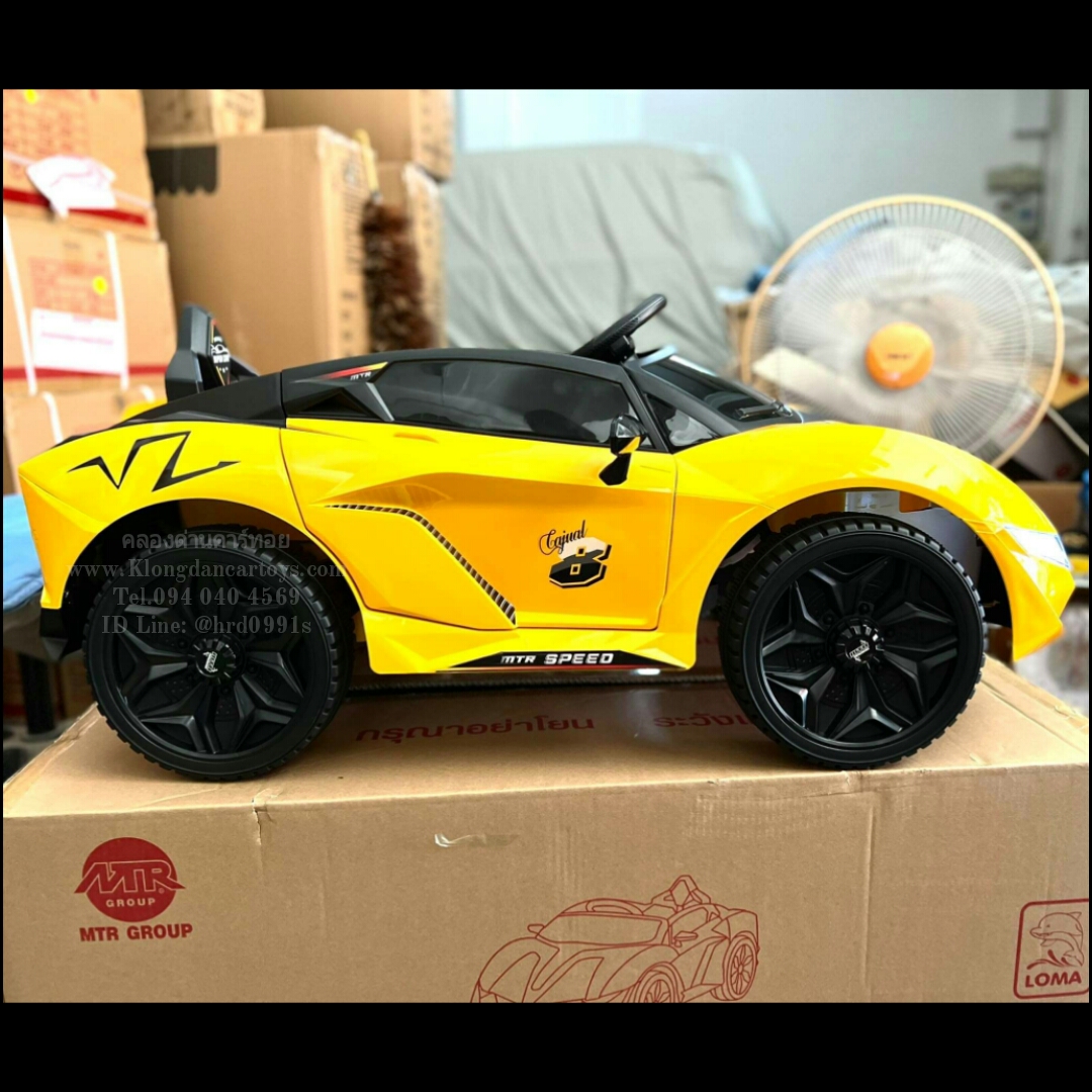 รถเด็กแบตเตอรี่แลมโบกินีสปอต💥รุ่นสีอบพิเศษ💥(บังคับบนมือถือได้,2มอเตอร์, 2แบต12V, ออกตัวสมูท, โยกสไลด์ได้, เล่นบลูทูธ USB AUXได้, มีรีโมทบูลทูธ, มีโช้ค, เปิดประตู)