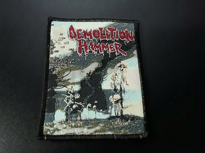 DEMOLITION HAMMER' Epidemic Of Violence'Woven Patch (อาร์มแบบทอ)