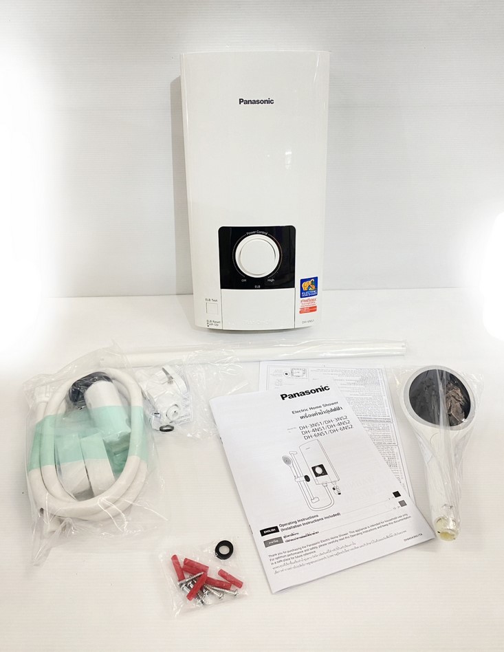 Panasonic เครื่องทำน้ำอุ่น DH-6NS1TW (6,000W) พานาโซนิค ของแท้ 100%