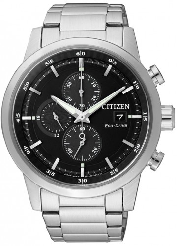 Citizen CA0610-52E นาฬิกาข้อมือผู้ชาย Eco-Drive Chronograph Men's Watch