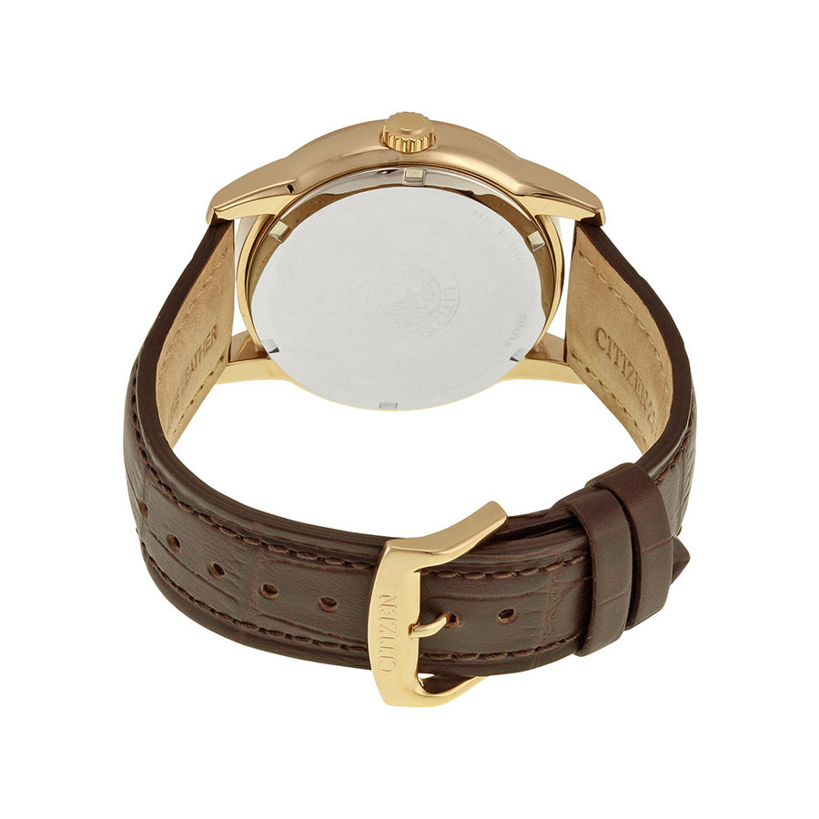 Citizen BU2013-08E นาฬิกาข้อมือผู้ชาย Eco-Drive Multi Dial Rose Gold Tone Men's Watch