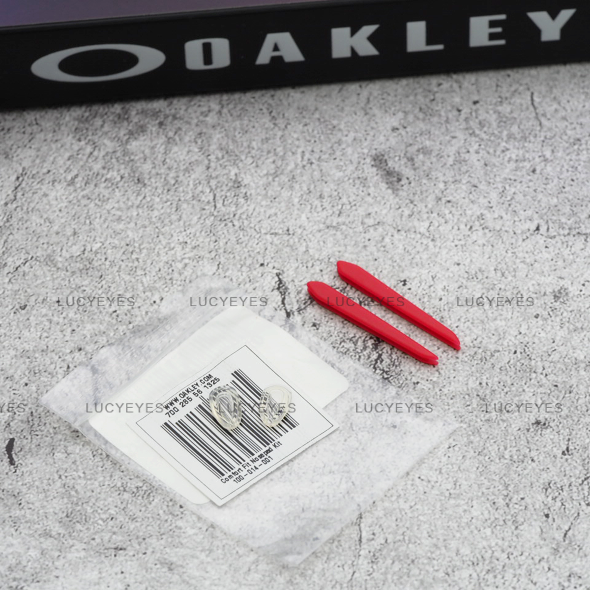 ยางขาแว่น OAKLEY OO9174, CARBON BLADE สีแดง