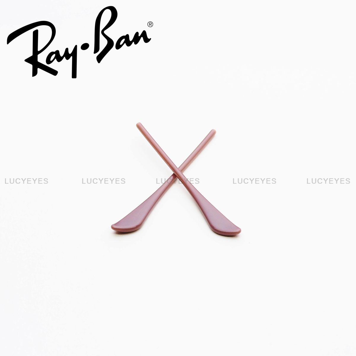 ยางหุ้มขาแว่นสายตา Rayban RX6377F, RX6378 แท้ 100% (สีชมพูอ่อน)