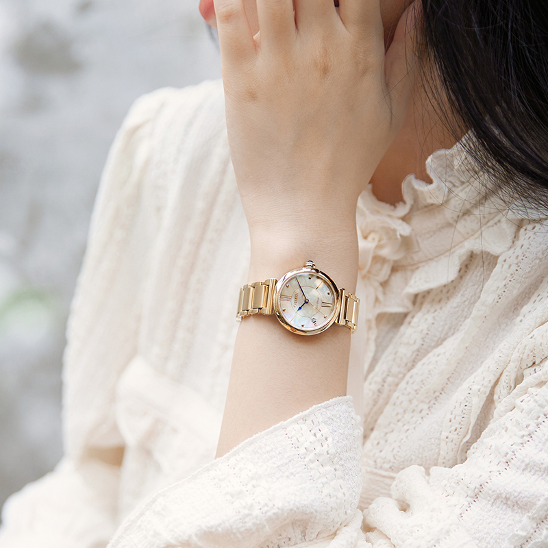 Citizen EM1073-85Y นาฬิกาผู้หญิง Eco-Drive Citizen L Rose Gold Women's Watch