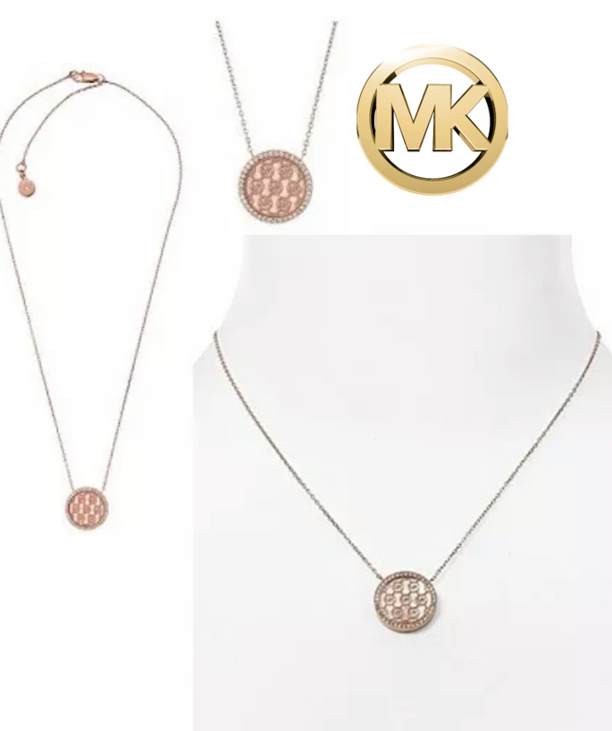 สร้อย Michael kors rosegold mother of perl necklace mkj5372791