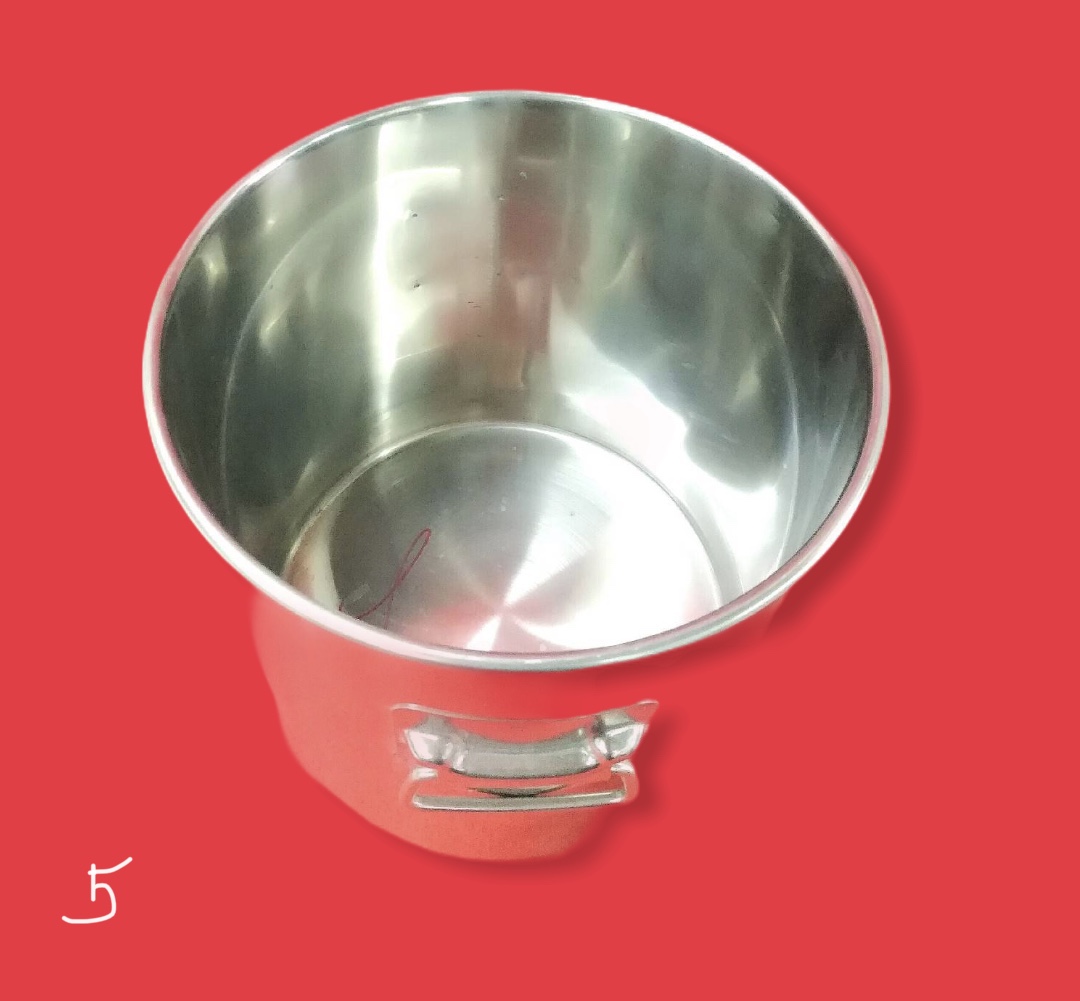 หม้อต้มชาสเตนเลสอย่างดี ขนาด 25* 25 ไม่มีสารตระกั่ว 25*25cm Stainless steel soup bucket