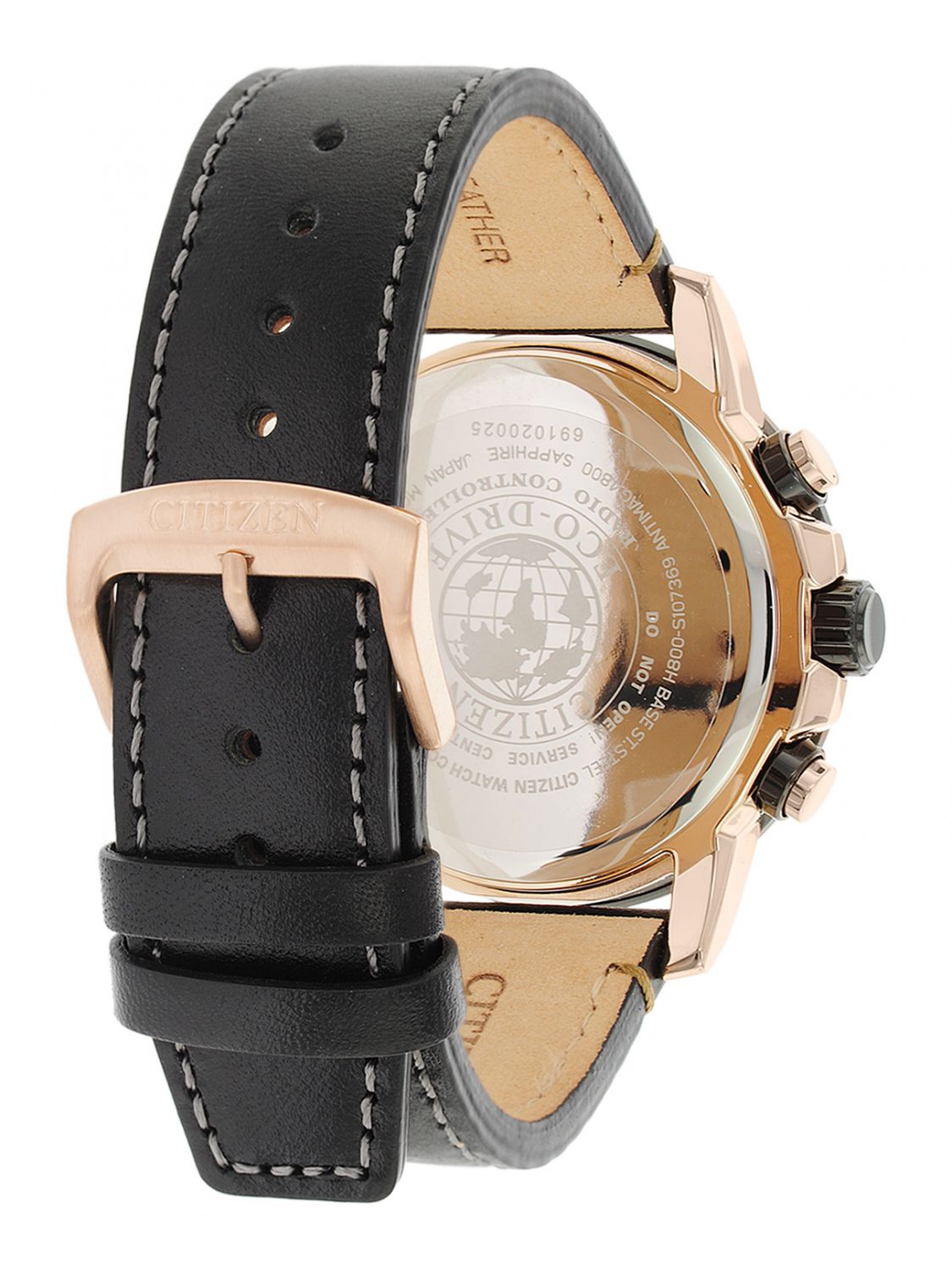 Citizen AT8126-02E นาฬิกาผู้ชาย Eco-Drive Global Radio Controlled AT Chronograph Men's Watch