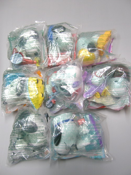 โมเดลสนูปปี้แม็คชุด Snoopy Transport ครบชุด 8 ตัว