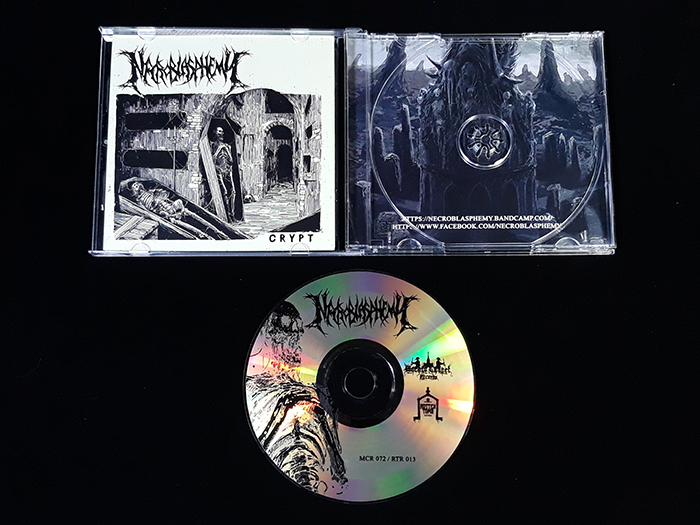 NECROBLASPHEMY 'Necroblasphemic Rites / Crypt' CD
