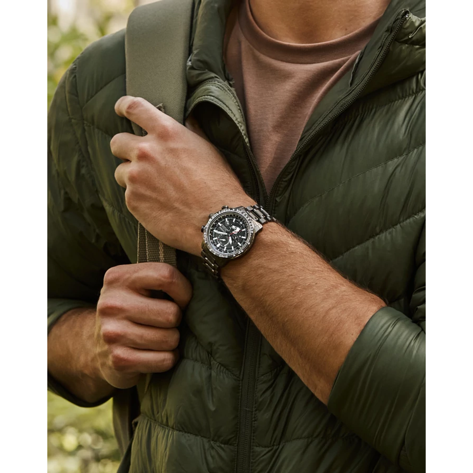 Citizen BY3005-56G นาฬิกาผู้ชาย Eco-Drive Promaster GEO Trekker Radio Controll Men's Watch