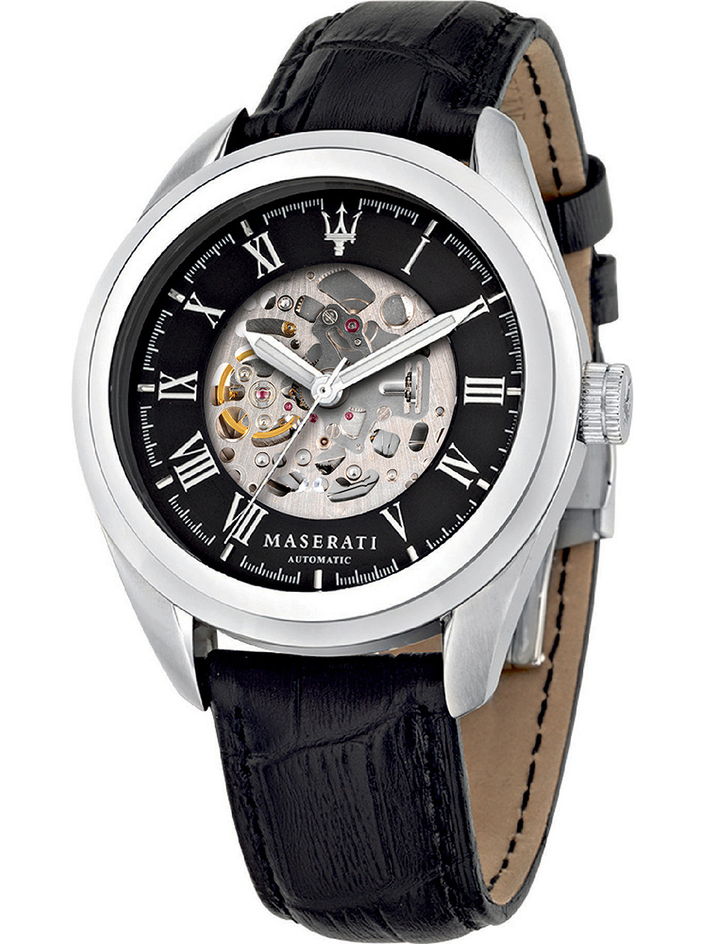 Maserati R8821112004 นาฬิกาผู้ชาย Traguardo Automatic Men's Watch