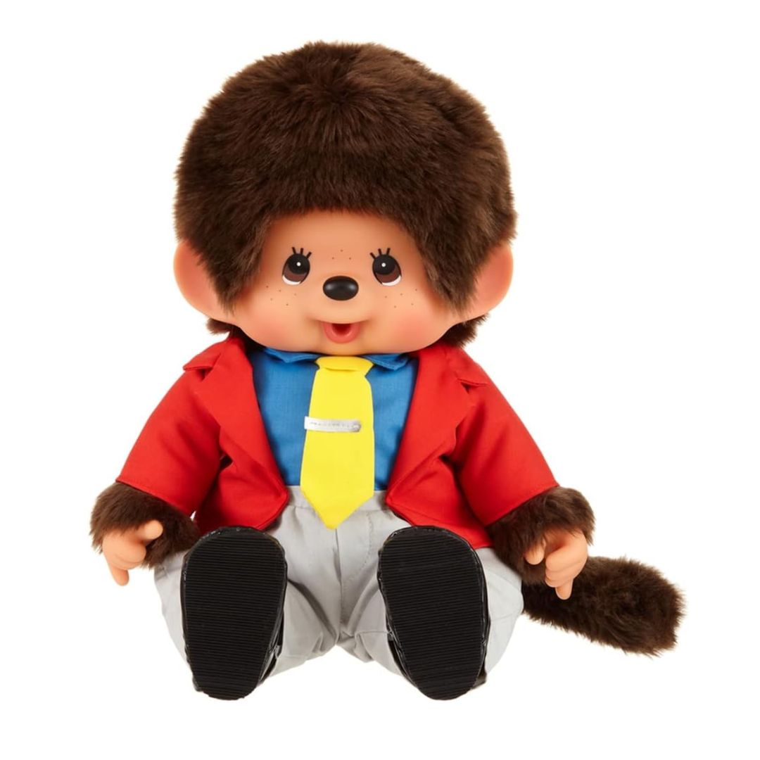 [PRE-ORDER] ตุ๊กตา ม่อนชิชิ ลูแปง Size L ม่อนชิชิคุง จอมโจรลูแปง Monchhichi LUPIN THE THIRD ครบรอบ 50 ปี H30 x W22 x D19 cm นำเข้าจากญี่ปุ่น ルパン×モンチッチ やわらかL 男の子 202294