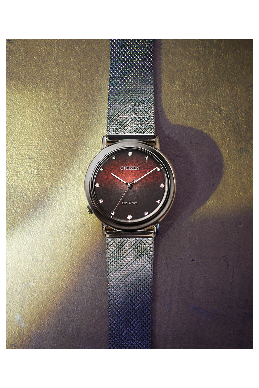 Citizen EM1007-47E นาฬิกาผู้หญิง Eco-Drive L Ambiluna Heralbony Limited Edition of 1050 Pcs. Women's Watch *2 สาย