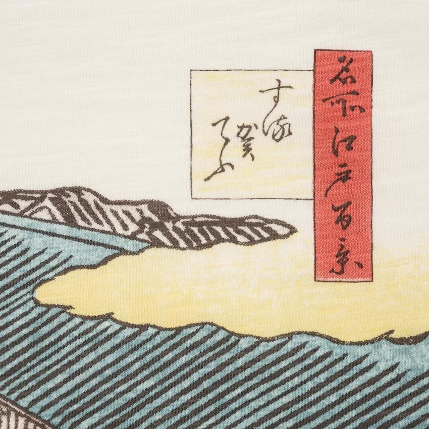 [PRE-ORDER] เสื้อยืด UNIQLO UT T-shirt Ukiyo-e (浮世絵) ลายฟูจิซัง และเมืองสมัยเอโดะ The classic designs by Hokusai, Hiroshige, and Kuniyoshi - นำเข้าจากญี่ปุ่น