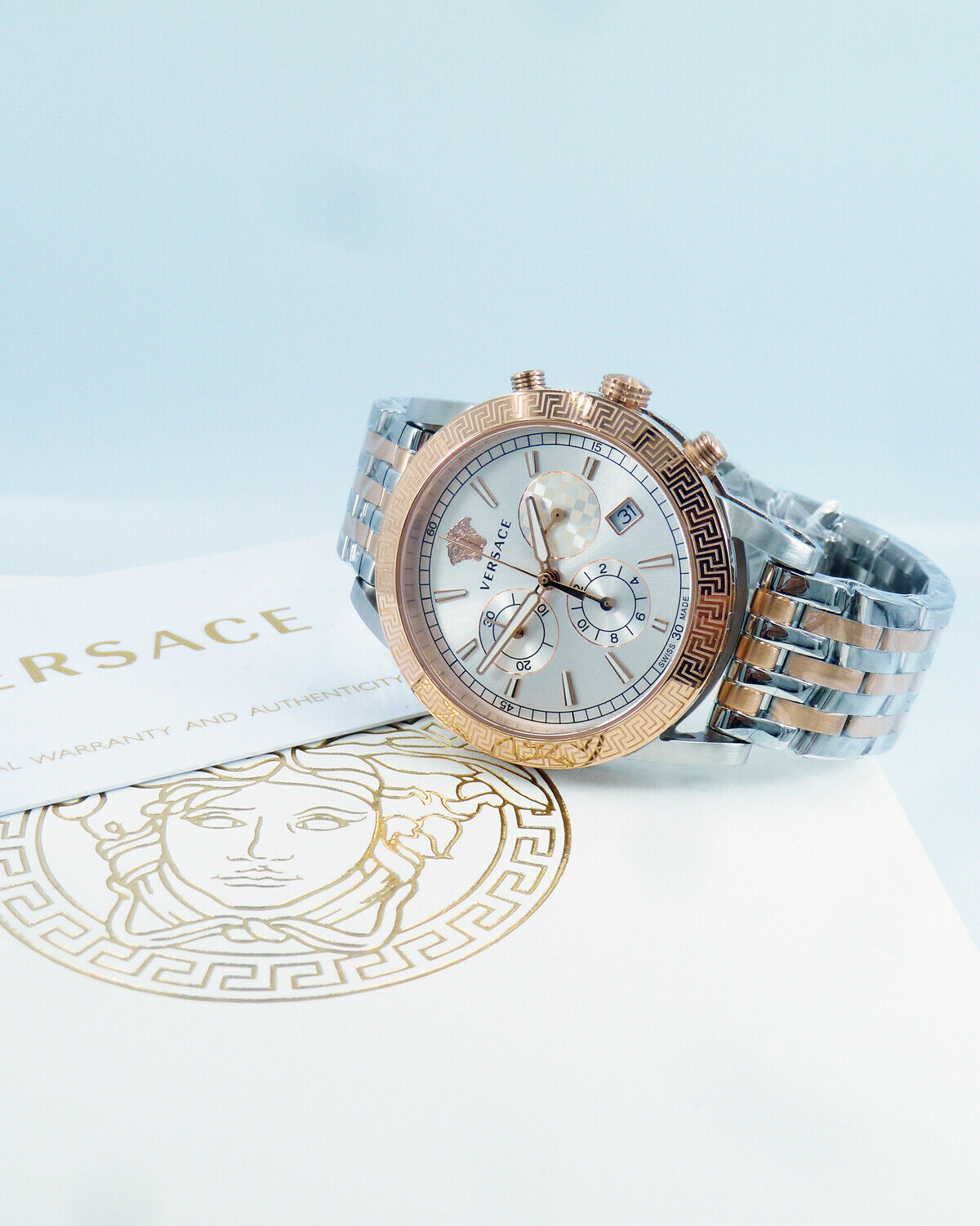 Versace VELT00319 นาฬิกาผู้ชาย Sport Tech Chronograph Quartz Swiss Made Men's Watch