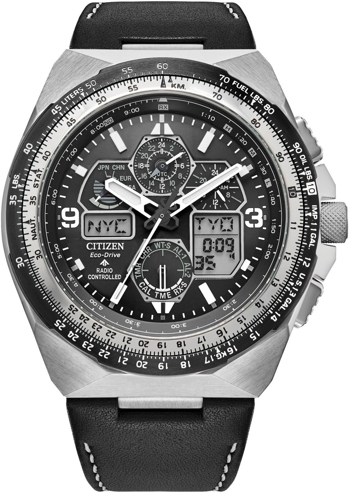 Citizen JY8149-05E นาฬิกาผู้ชาย Eco-Drive Promaster Skyhawk Radio-Controlled Men's Watch