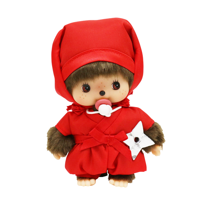 [PRE-ORDER] ม่อนชิชิ BEBICHHICHI ชุดนินจา Ninja Series Size H13.5 x W9.5 x D6 cm นำเข้าจากญี่ปุ่น Monchhichi ベビチッチ べびちっち グッズ 赤ちゃん もんちっち モンチッチ ぬいぐるみ