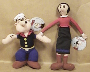ป๊อบอาย-โอลีฟ (Popeye - Olive Oyl) ค.ศ.1994 (ของใหม่) หายากมาก