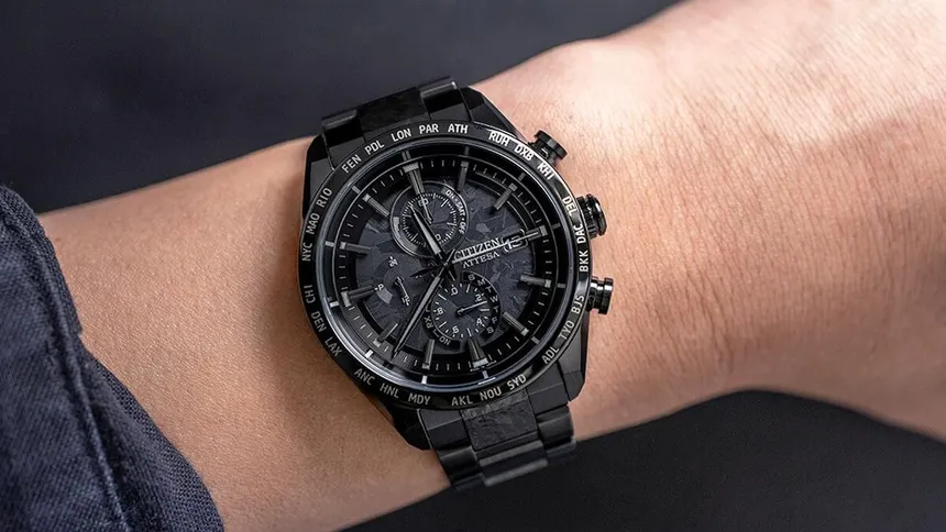 Citizen AT8287-62E นาฬิกาผู้ชาย ATTESA HAKUTO-R Radio Controlled Titanium Eco-Drive Men's Watch Limited 2900 Pcs