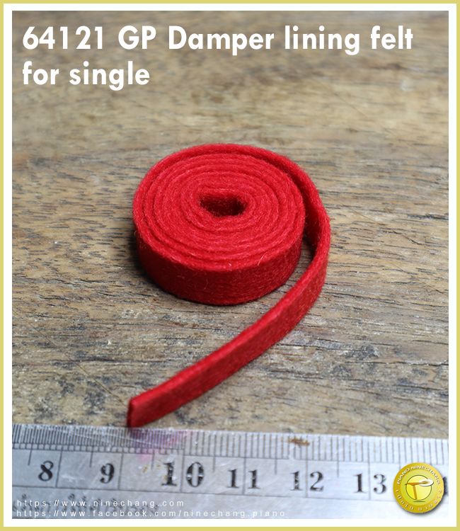 64121 GP Damper lining felt for single