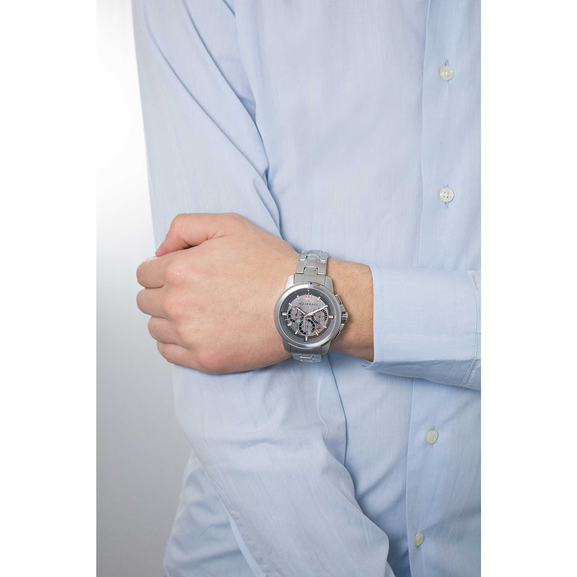 Maserati R8873621004 นาฬิกาผู้ชาย Maserati รุ่น R8873621004 Successo Chronograph Men's Watch