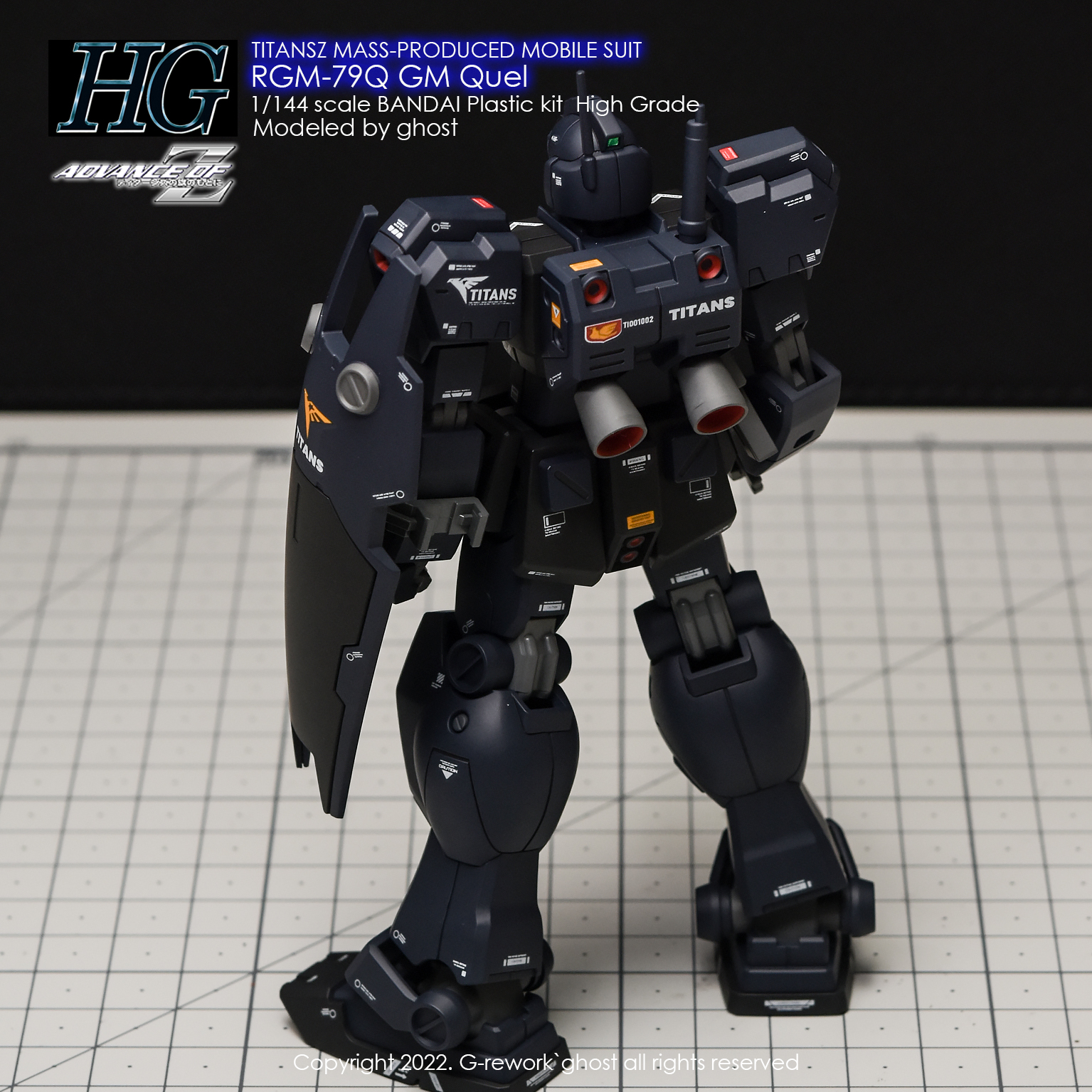 G-REWORK CUSTOM DECAL HG 1/144 RQM-79Q GM QUEL