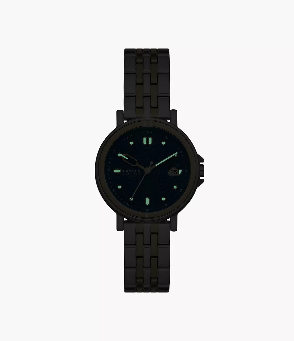 Skagen SKW3137 นาฬิกาผู้หญิง Signatur Lille Sport Three-Hand Date Women's Watch