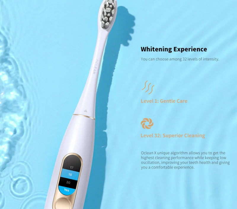 Xiaomi Oclean X Smart Sonic Electric Toothbrush - แปรงสีฟันไฟฟ้า Oclean X (Global Version)