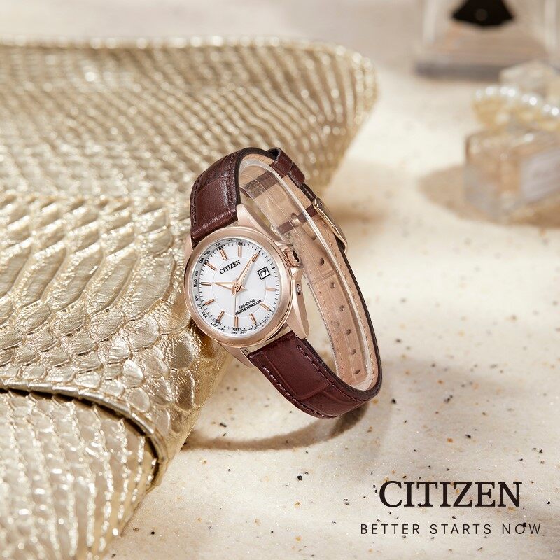 Citizen EC1183-16A นาฬิกาผู้หญิง Eco-Drive Radio Controlled Women's Watch