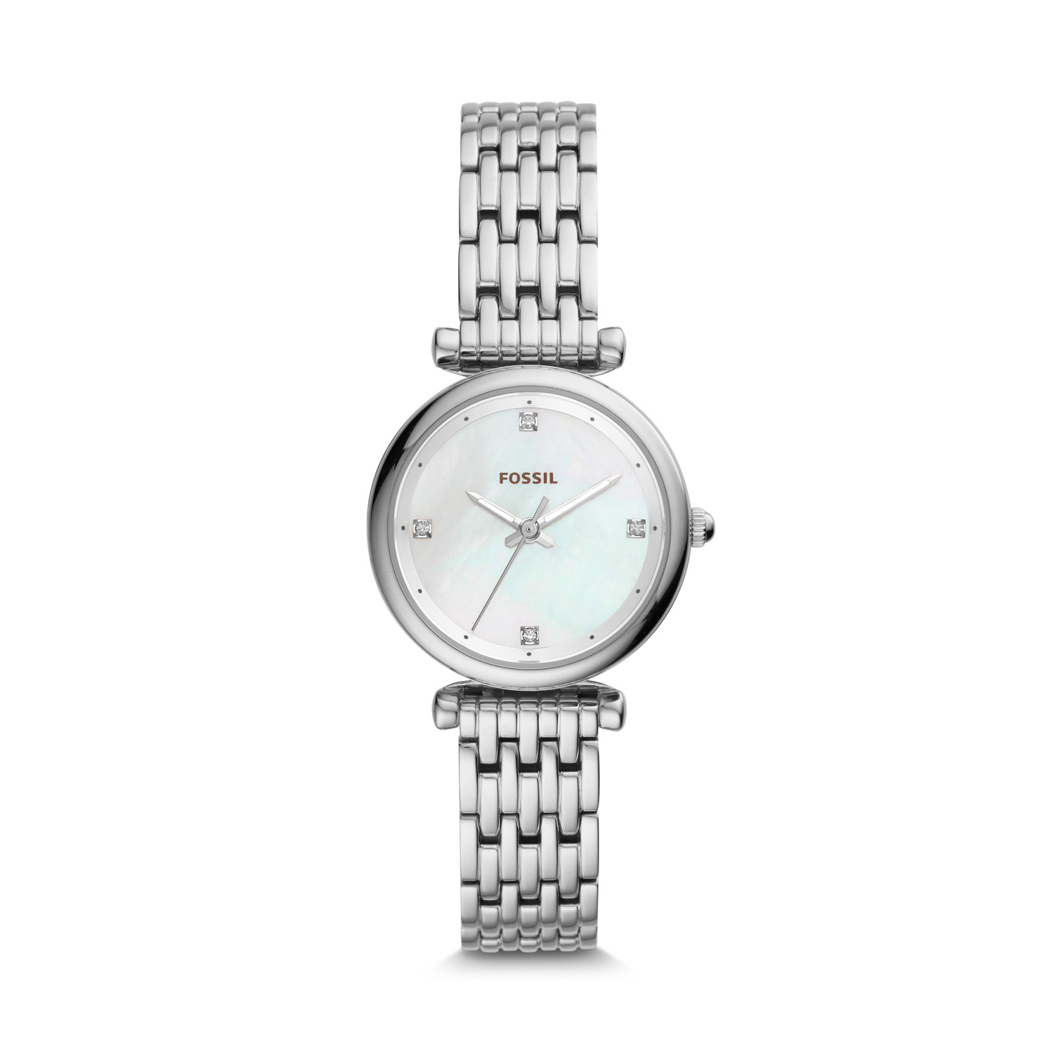 Fossil ES4430 นาฬิกาผู้หญิง Carlie Mini Stainless Steel Women's Watch