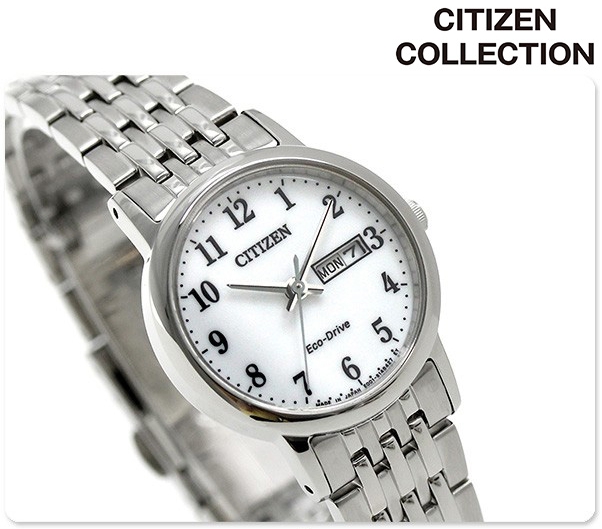 Citizen EW3250-53A นาฬิกาผู้หญิง Eco-Drive Citizen Collection Made in Japan Women's Watch