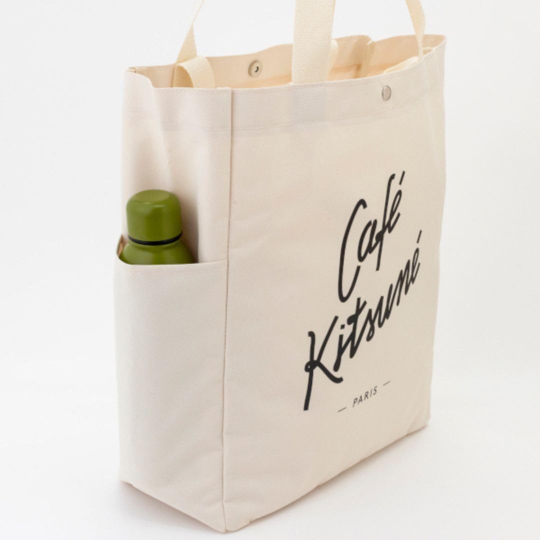 [PRE-ORDER] กระเป๋าผ้า คาเฟ่ คิทสึเนะ Café Kitsuné SPECIAL BOOK 2WAY TOTE BAG กระเป๋าสีขาว ใบใหญ่ นำเข้าจากญี่ปุ่น