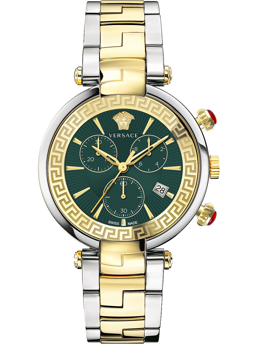 Versace VE2M00521 นาฬิกาผู้หญิง Revive Chrono Quartz Women's Watch
