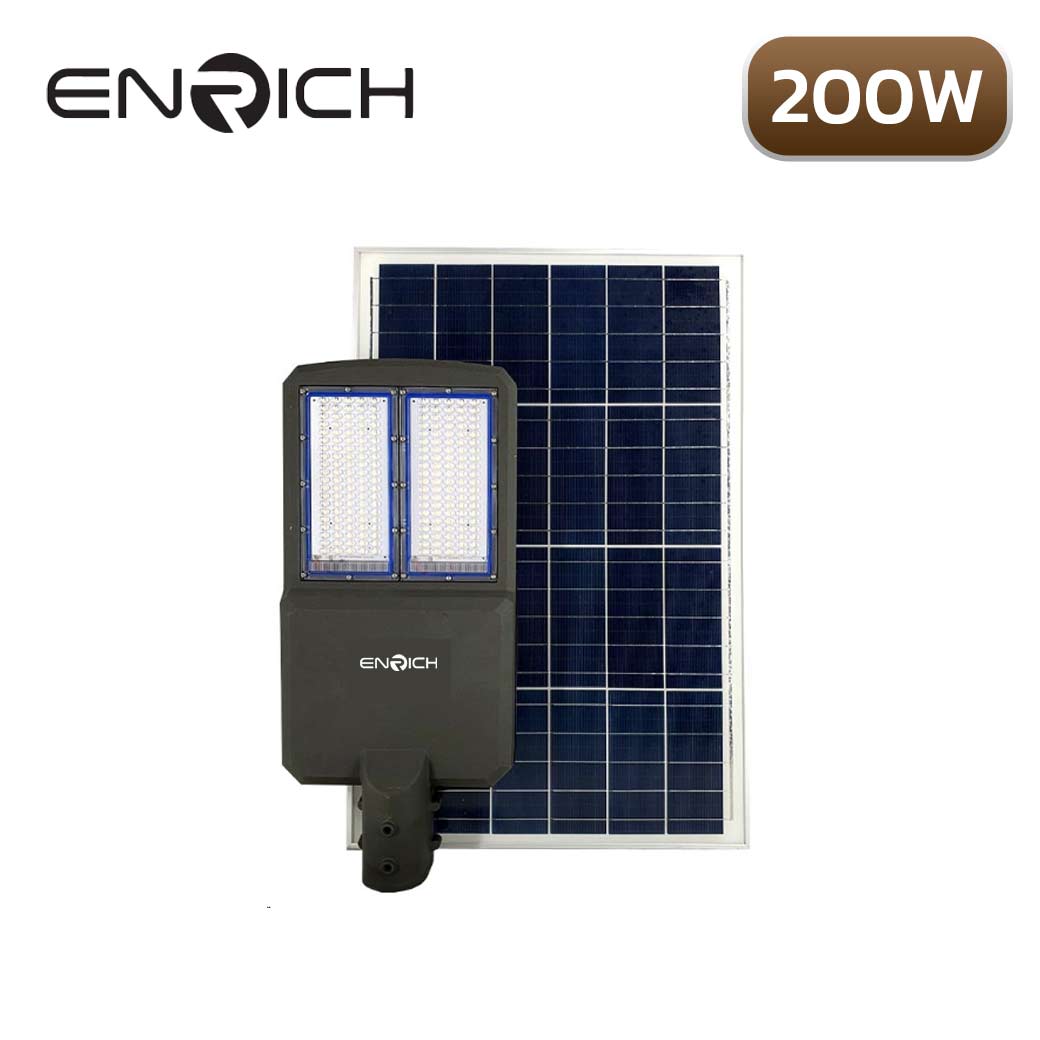 โคมไฟถนนโซล่าเซลล์ ENRICH PRO2 Series