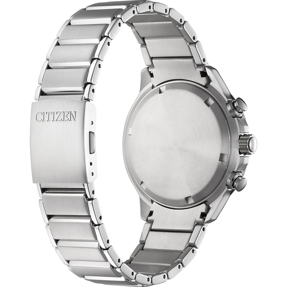 Citizen AT2470-85H นาฬิกาผู้ชาย Eco-Drive Super Titanium Chronograph Men's Watch