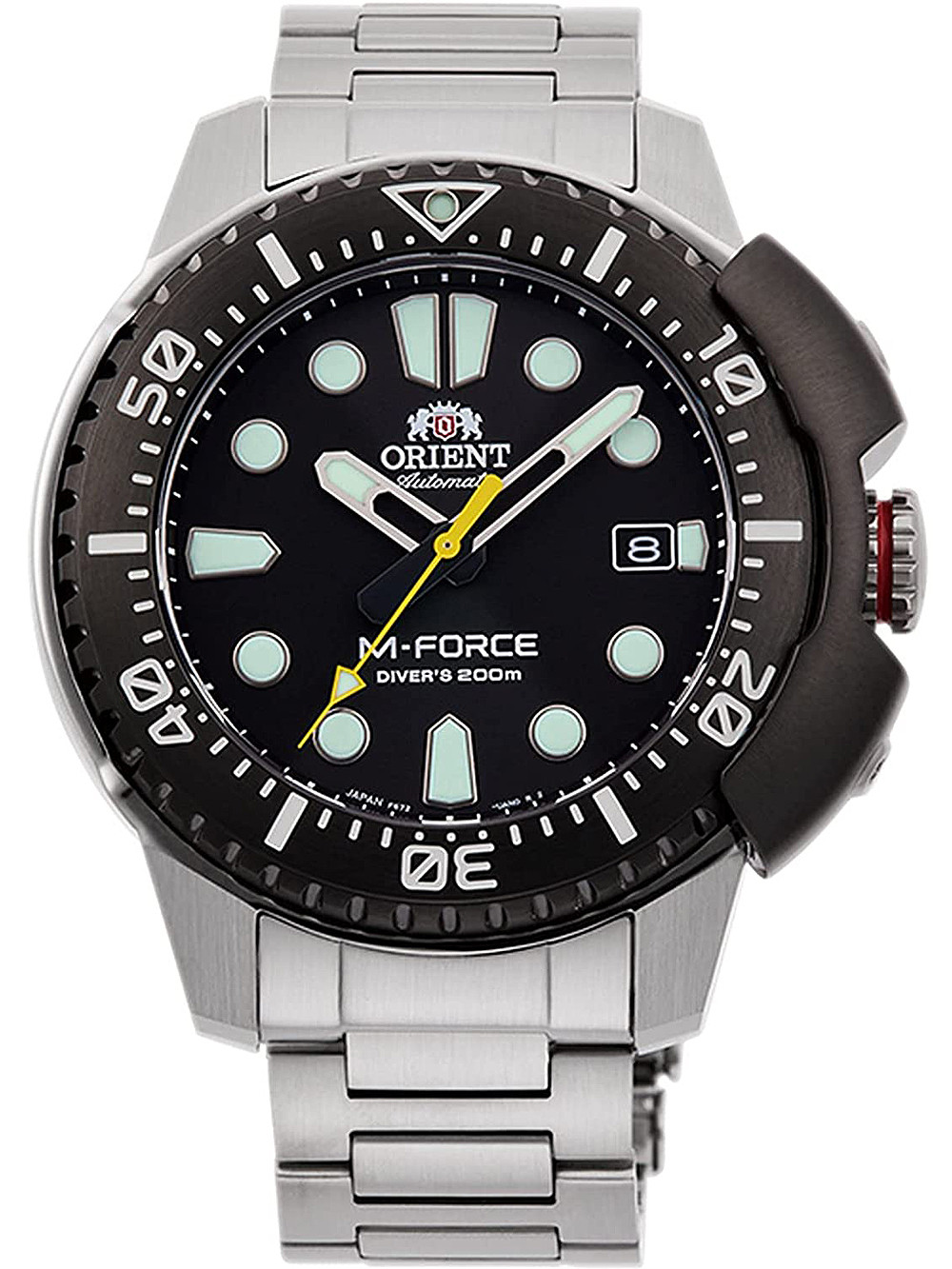 Orient RA-AC0L01B00B นาฬิกาผู้ชาย M-Force Automatic Diver's Japan Men's Watch