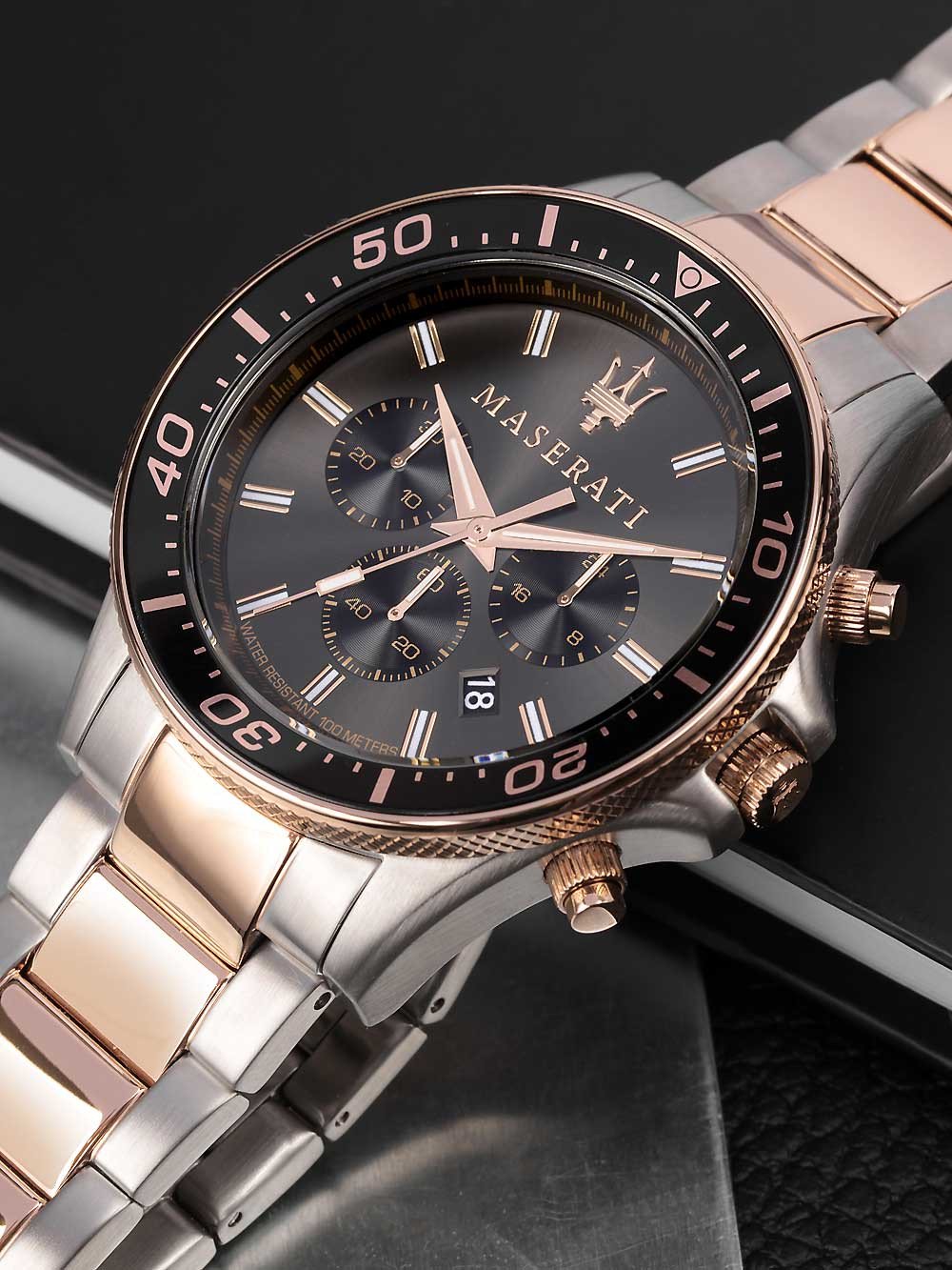 Maserati R8873640002 นาฬิกาผู้ชาย Sfida Chronograph Men's Watch