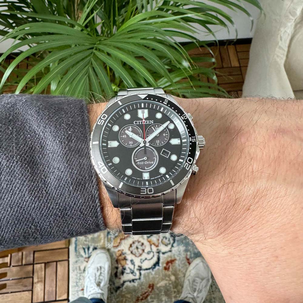 Citizen AT2568-82E นาฬิกาผู้ชาย Eco-Drive Chrono Men's Watch