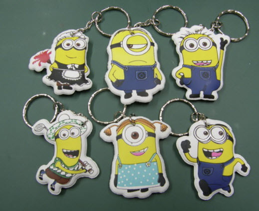 พวงกุญแจ Minions 6 แบบ (ต่อชุด)