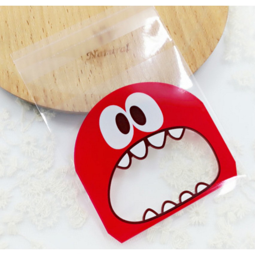 ถุงคุ๊กกี้ ฝากาว ขนาด 10×10 ซม. จำนวน 95-100 ชิ้นต่อแพ็ค ชุดที่ 5/6